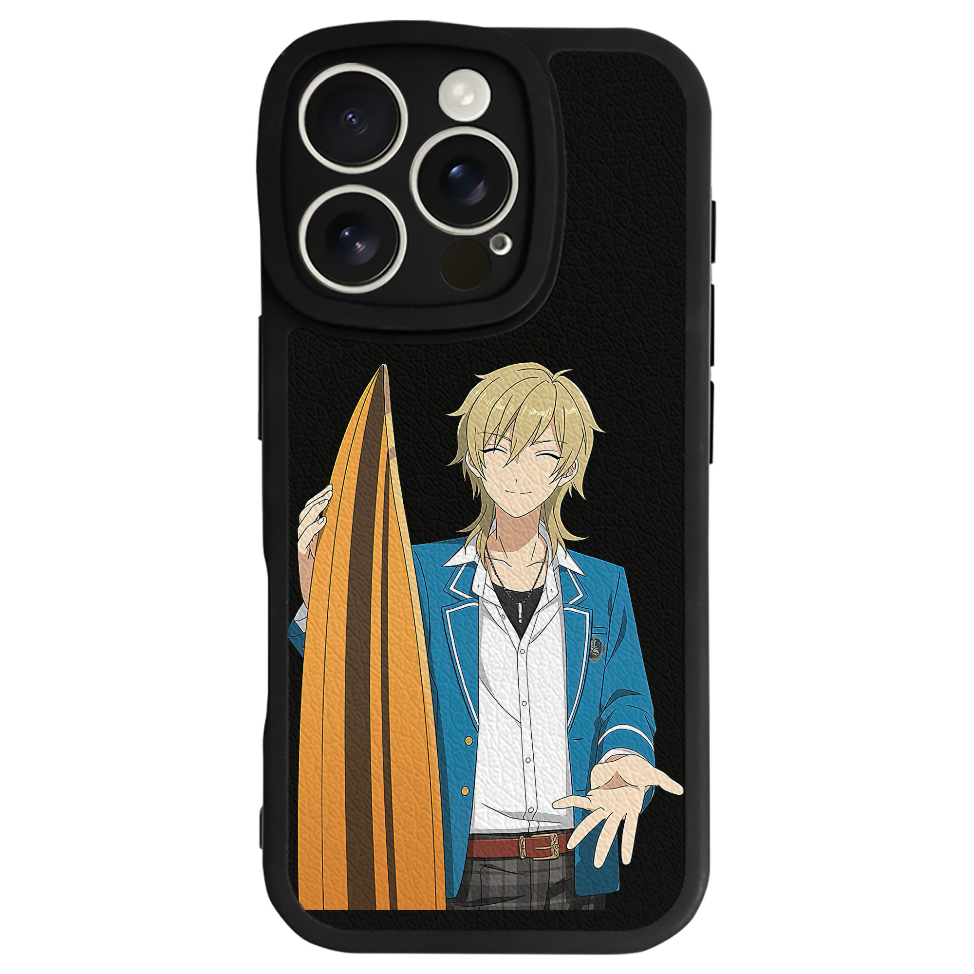 （画像用） あんさんぶるスターズ! Ensemble Stars 【iPhone 16シリーズ対応】シリコンスマホケース（レザー調） 材質：シリコン